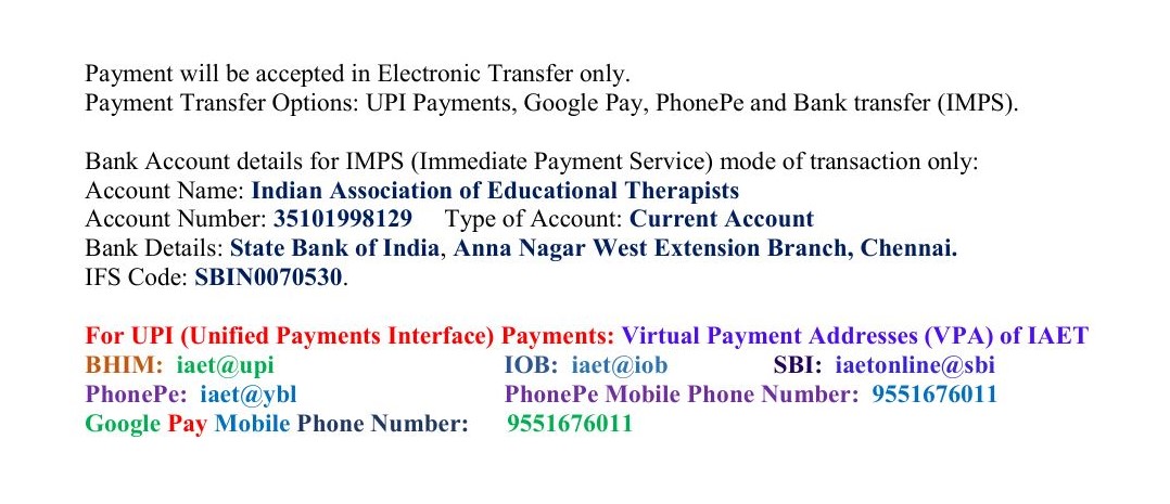 I understand and accept the above mentioned payment method details.